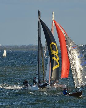 2022 HYC Winterbash Race 3, Multihulls