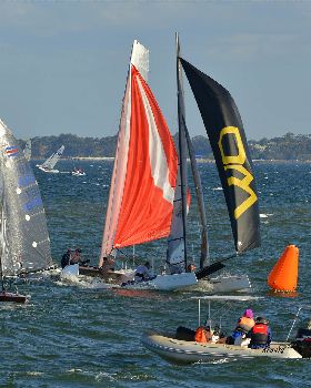 2022 HYC Winterbash Race 3, Multihulls