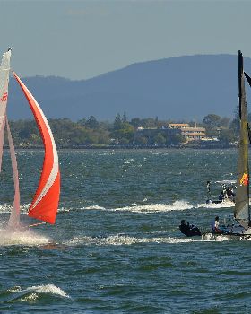 2022 HYC Winterbash Race 3, Multihulls