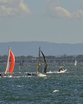 2022 HYC Winterbash Race 3, Multihulls