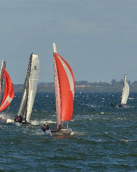 2022 HYC Winterbash Race 3, Multihulls