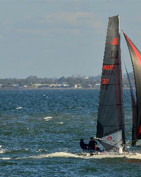 2022 HYC Winterbash Race 3, Multihulls
