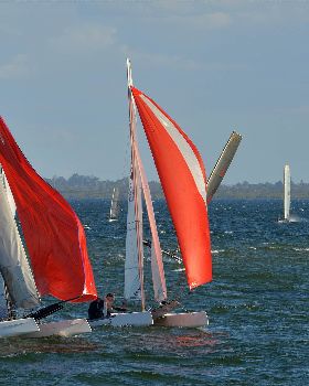 2022 HYC Winterbash Race 3, Multihulls