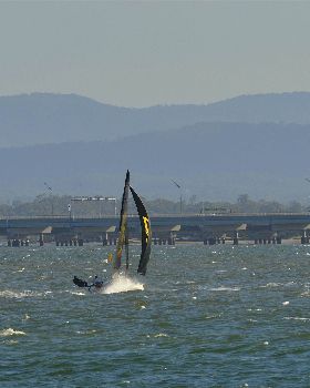 2022 HYC Winterbash Race 3, Multihulls