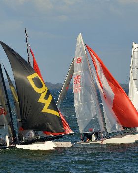 2022 HYC Winterbash Race 3, Multihulls