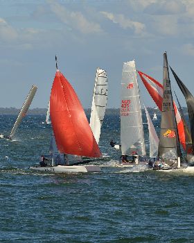 2022 HYC Winterbash Race 3, Multihulls