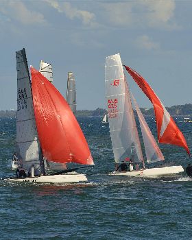 2022 HYC Winterbash Race 3, Multihulls