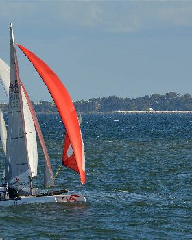 2022 HYC Winterbash Race 3, Multihulls
