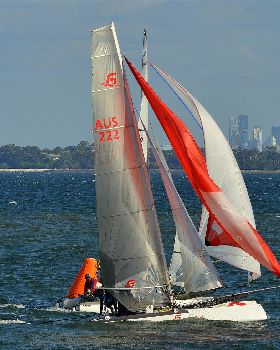 2022 HYC Winterbash Race 3, Multihulls