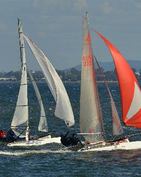 2022 HYC Winterbash Race 3, Multihulls