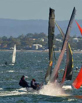 2022 HYC Winterbash Race 3, Multihulls