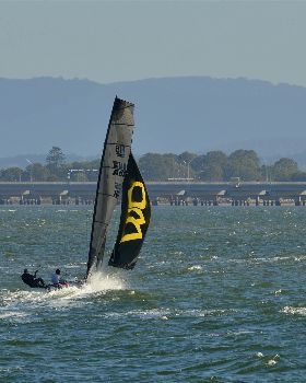 2022 HYC Winterbash Race 3, Multihulls