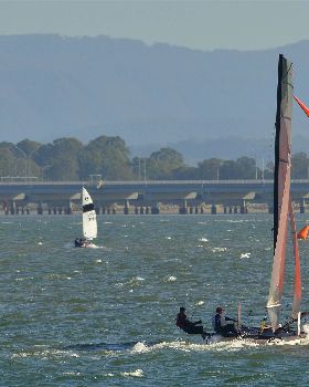 2022 HYC Winterbash Race 3, Multihulls