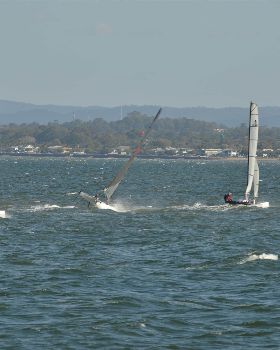 2022 HYC Winterbash Race 3, Multihulls