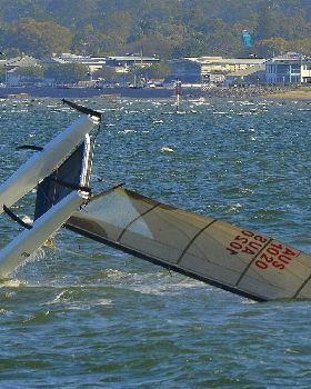 2022 HYC Winterbash Race 3, Multihulls