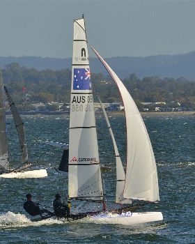 2022 HYC Winterbash Race 3, Multihulls