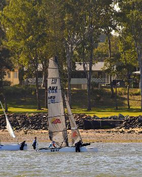 2022 HYC Winterbash Race 3, Multihulls