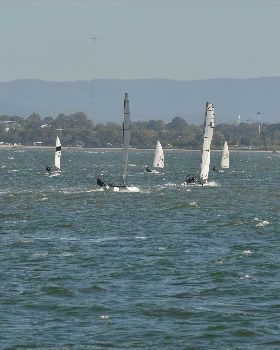 2022 HYC Winterbash Race 3, Multihulls