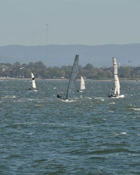 2022 HYC Winterbash Race 3, Multihulls