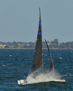 2022 HYC Winterbash Race 3, Multihulls