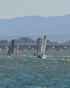 2022 HYC Winterbash Race 3, Multihulls