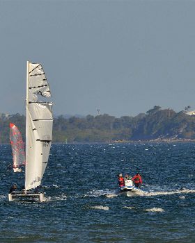 2022 HYC Winterbash Race 3, Multihulls