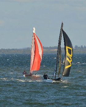 2022 HYC Winterbash Race 3, Multihulls