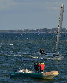 2022 HYC Winterbash Race 3, Multihulls