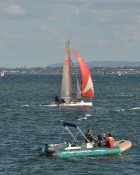 2022 HYC Winterbash Race 3, Multihulls