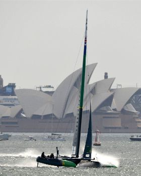 2020 Sail GP Sydney Nosedives
