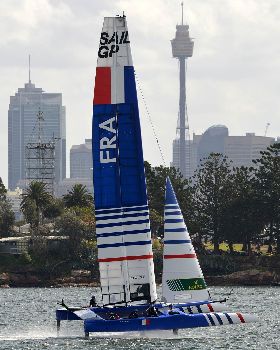 2020 Sail GP Sydney Nosedives