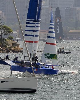 2020 Sail GP Sydney Nosedives
