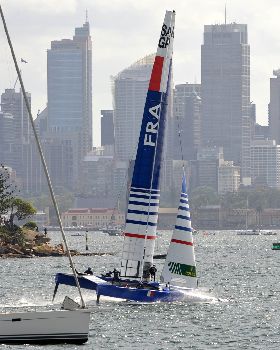 2020 Sail GP Sydney Nosedives