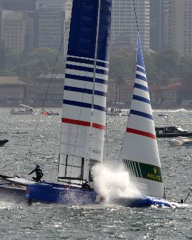 2020 Sail GP Sydney Nosedives