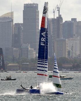 2020 Sail GP Sydney Nosedives