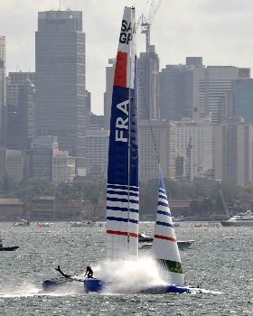 2020 Sail GP Sydney Nosedives