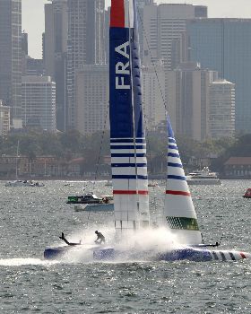 2020 Sail GP Sydney Nosedives