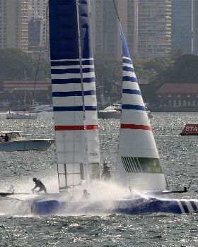 2020 Sail GP Sydney Nosedives