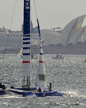 2020 Sail GP Sydney Nosedives