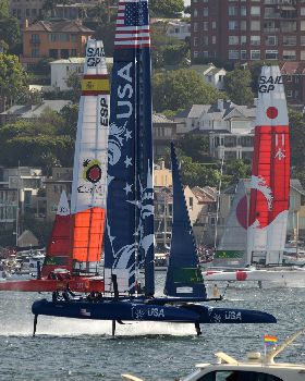 2020 Sail GP Sydney Nosedives