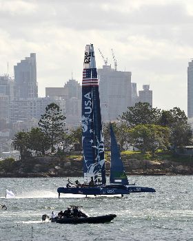 2020 Sail GP Sydney Nosedives