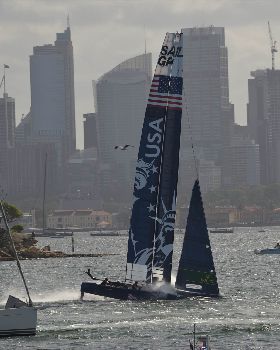 2020 Sail GP Sydney Nosedives