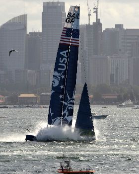 2020 Sail GP Sydney Nosedives