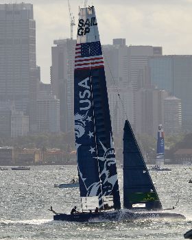 2020 Sail GP Sydney Nosedives