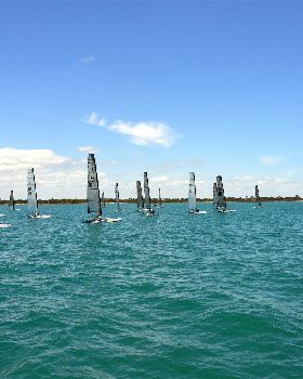 2018 "A" Class Catamaran Worlds (Race 1, Tues 20th)