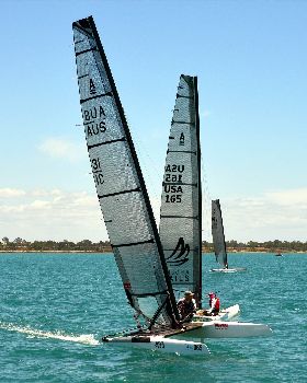 2018 "A" Class Catamaran Worlds (Race 1, Tues 20th)