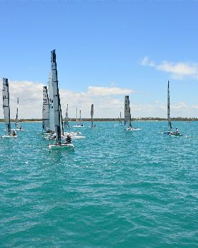 2018 "A" Class Catamaran Worlds (Race 1, Tues 20th)