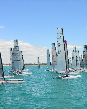 2018 "A" Class Catamaran Worlds (Race 1, Tues 20th)