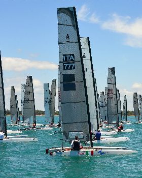 2018 "A" Class Catamaran Worlds (Race 1, Tues 20th)