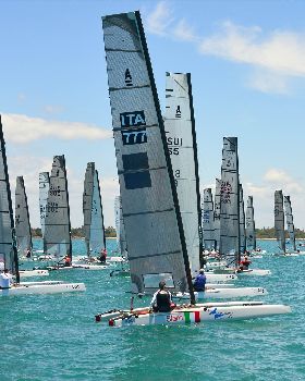 2018 "A" Class Catamaran Worlds (Race 1, Tues 20th)
